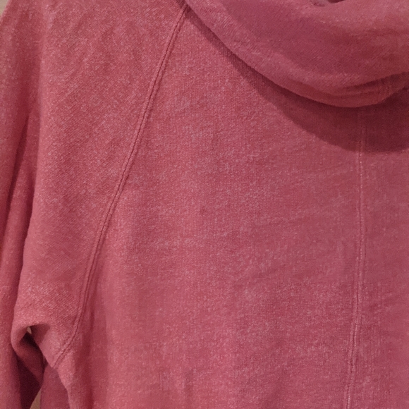 Pink Cowl Neck Sweatshirt - Picture 4 of 5